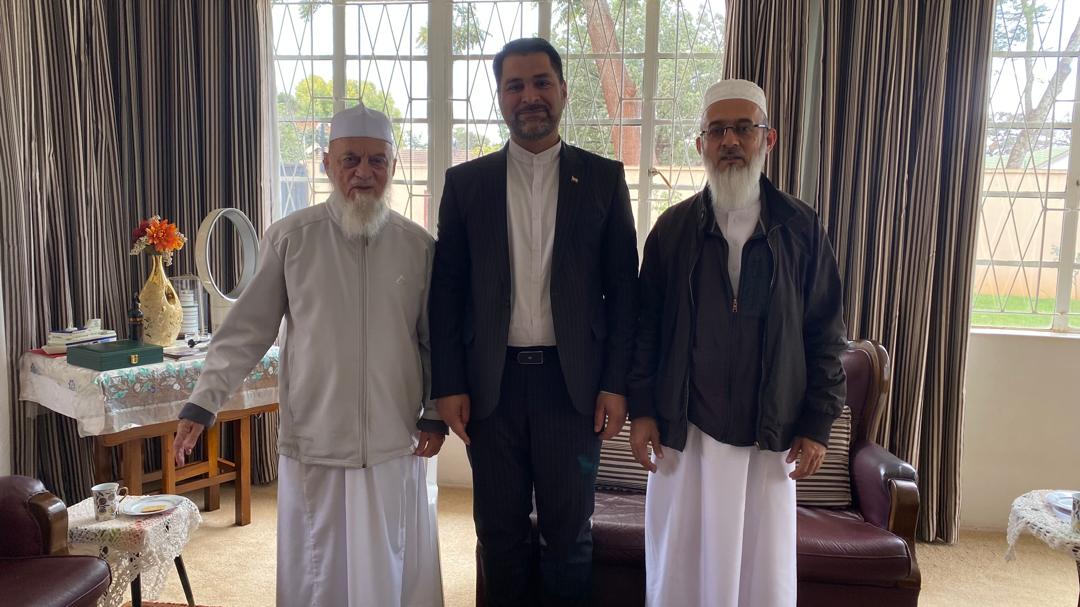 CULTURAL COUNSELLOR MEET THE FOUNDER OF MAJLIS ULAMA IN ZIMBABWE